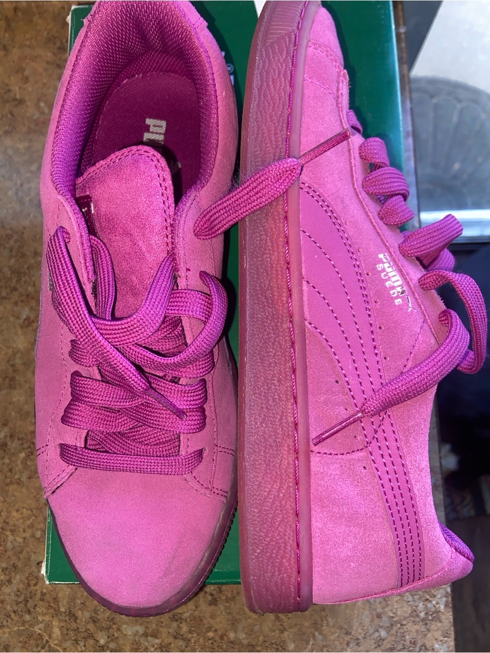 Puma purple/pinkish Suede Classic Sneakers - Picture 4 of 8